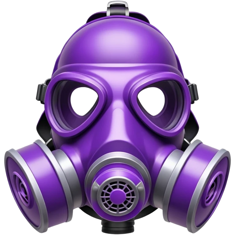 Amethyst gas mask emoji