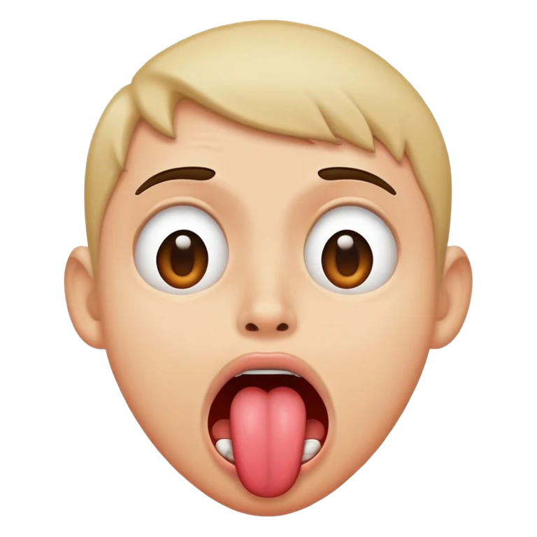 🫩 + 😛 emoji