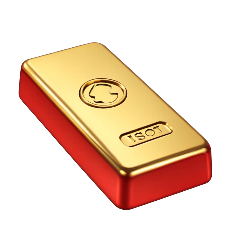 red gold ingot emoji