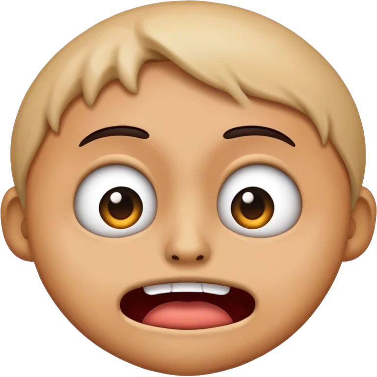 Emoji com cara de assustado emoji