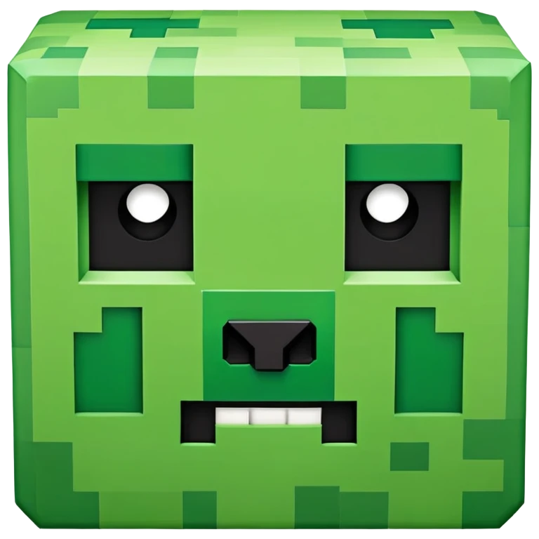 Minecraft creeper emoji
