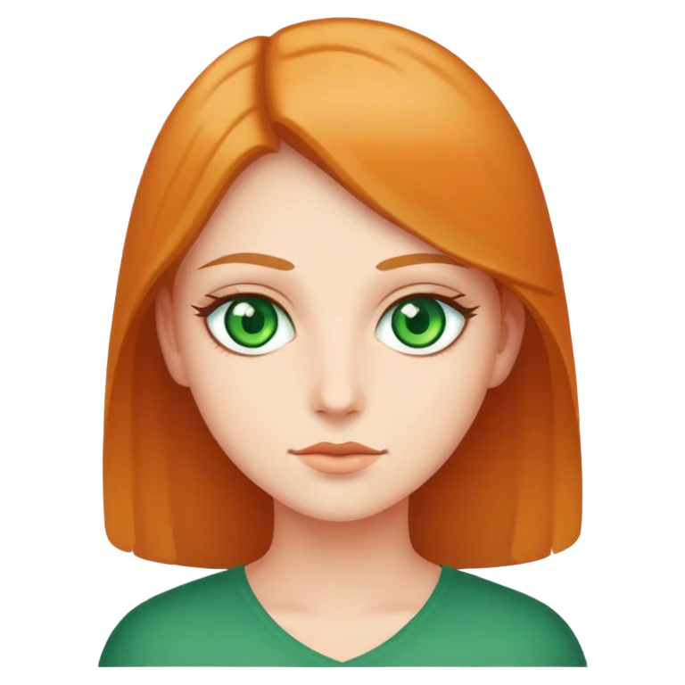 Ojos verdes emoji