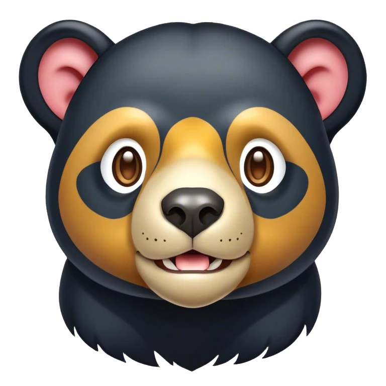 Sun bear emoji