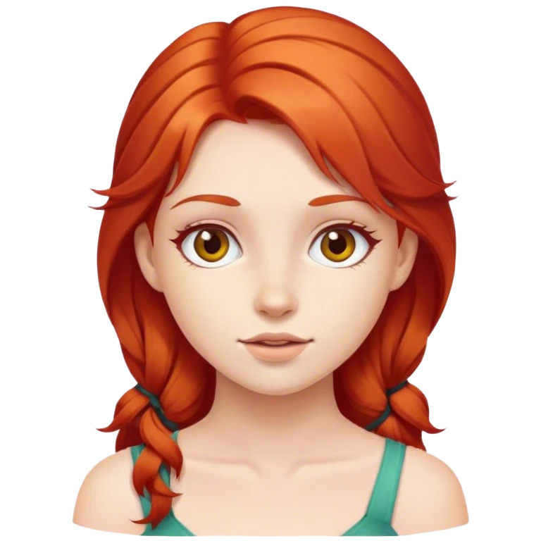 Chica pelirroja  emoji