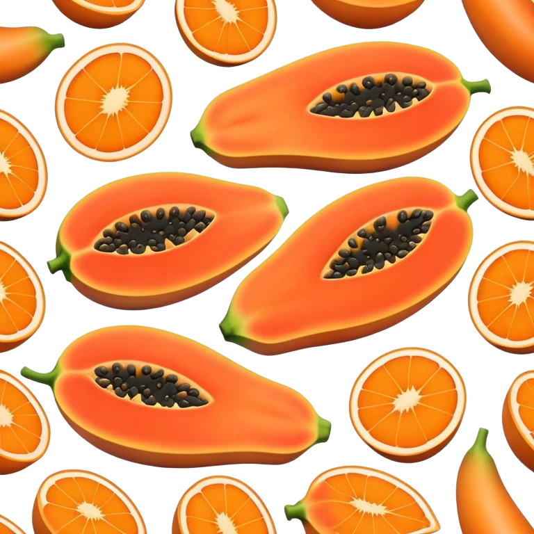 papaya emoji