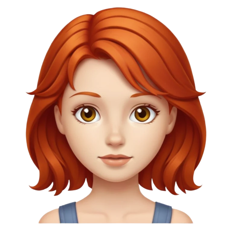 Redhead girl emoji