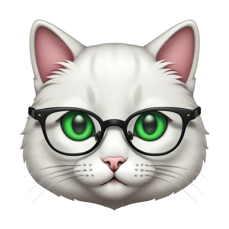 Gato con gafas emoji
