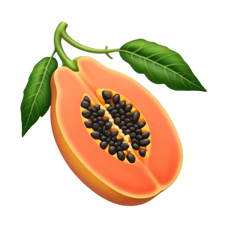 papaya emoji