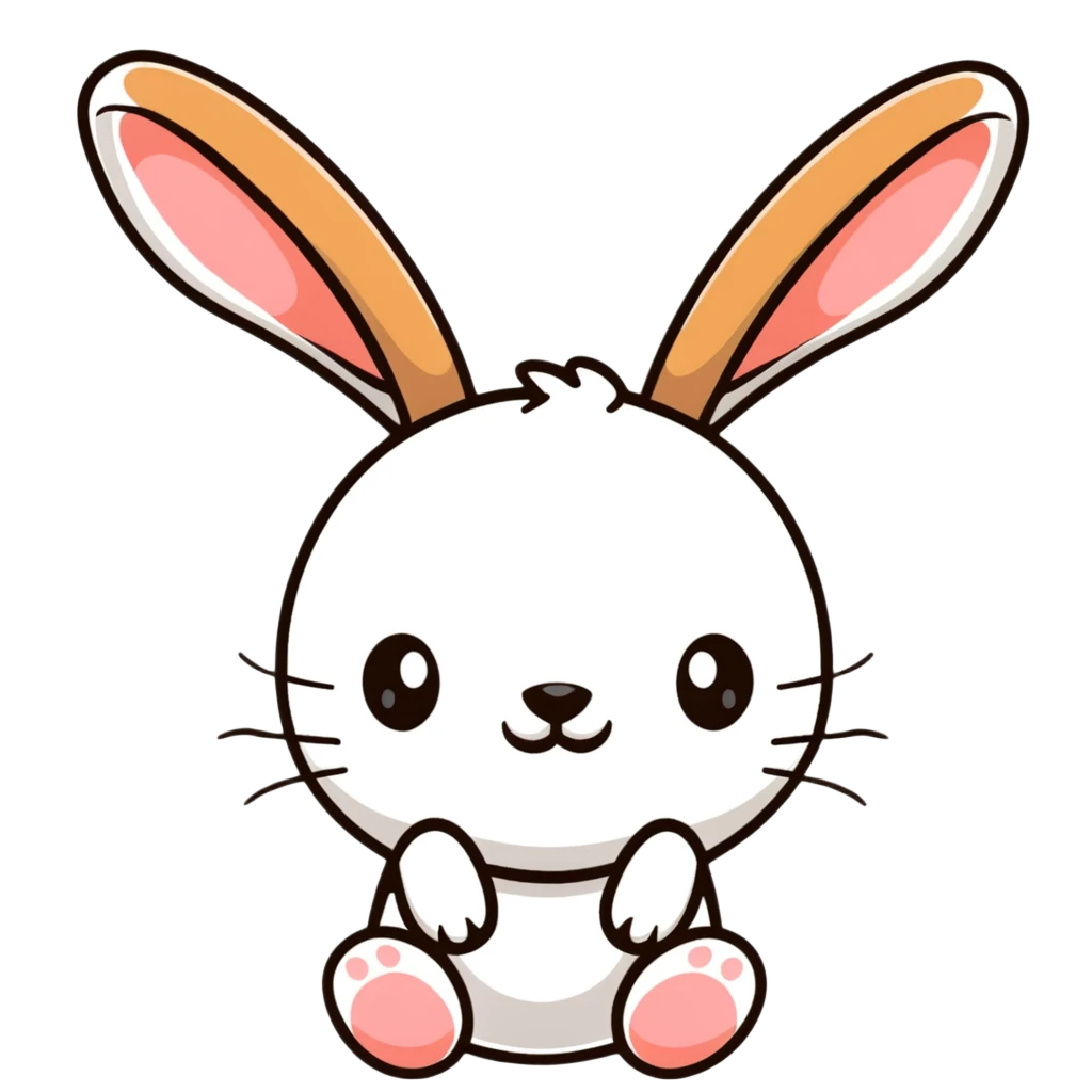 rabbit with deer antlers emoji