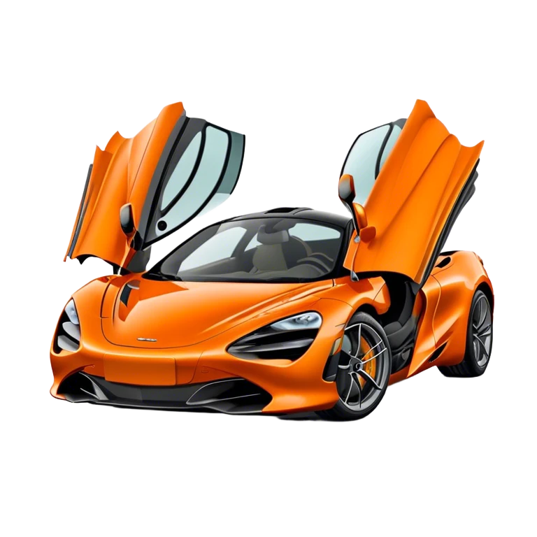 McLaren 720S - McLaren (Model Year: 2021) (Iconic colour: Orange) emoji