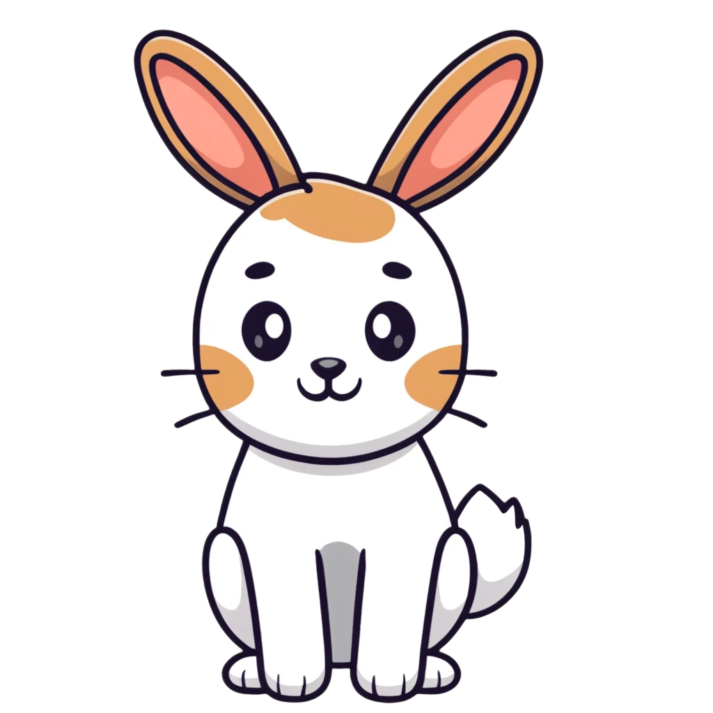 rabbit with deer antlers emoji