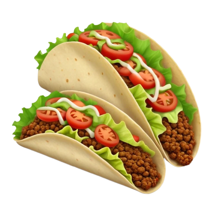 Three tacos  emoji