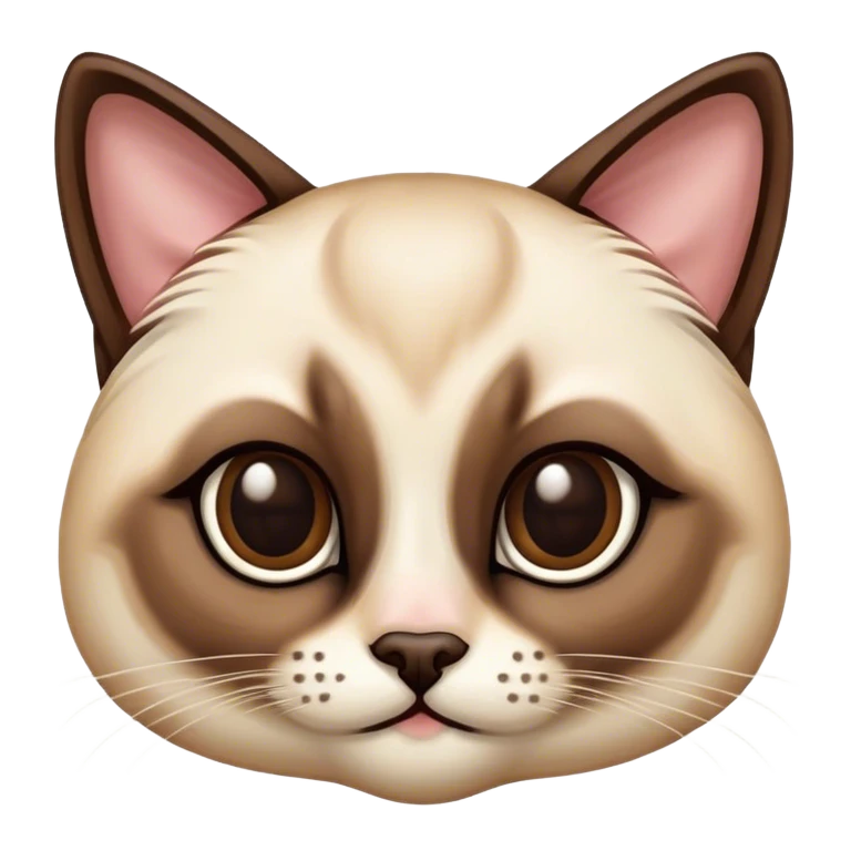 Siamese cat emoji