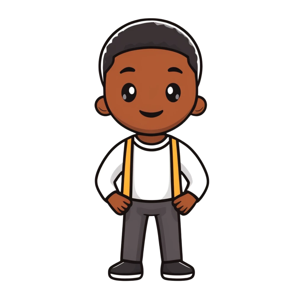 Black man in home emoji