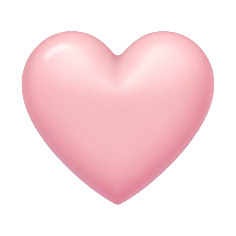 Pastel heart emoji