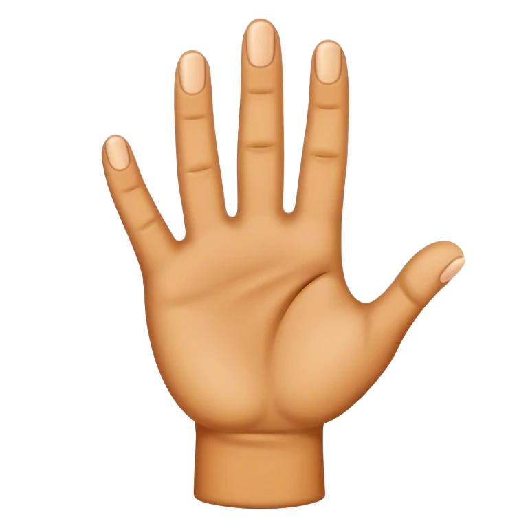 left hand emoji
