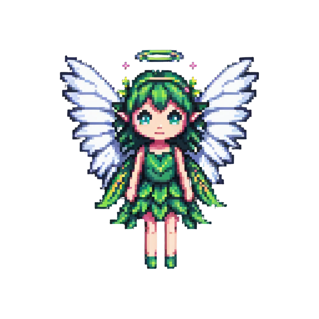 Fairy with wings emoji