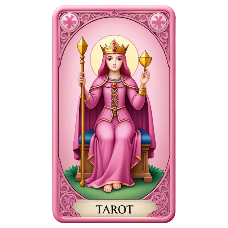 pink tarot emoji
