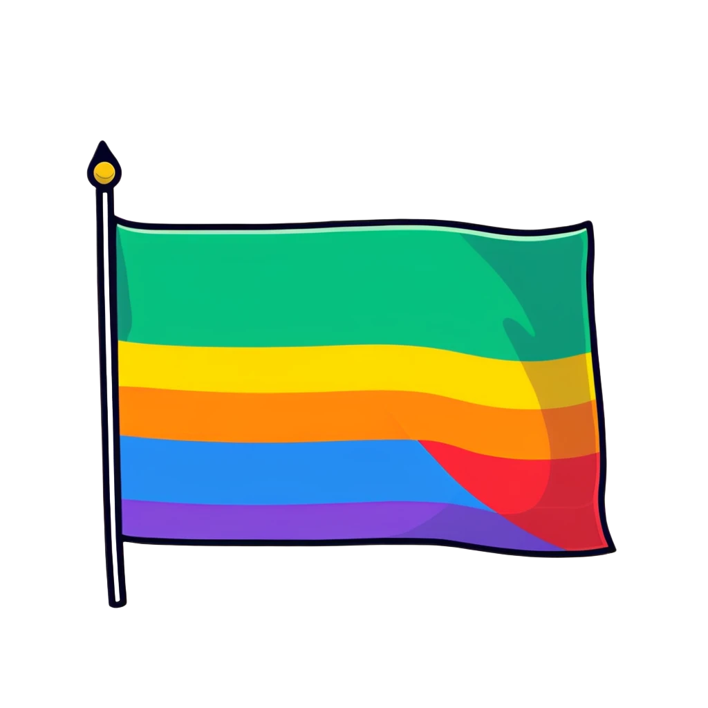 pride flag emoji