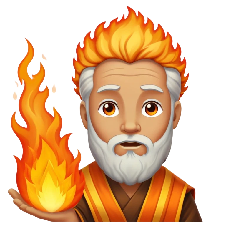 moses talking to burning bush emoji
