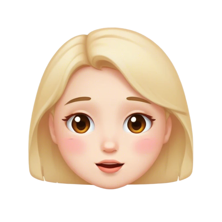 cute cheeeks blushing emoji