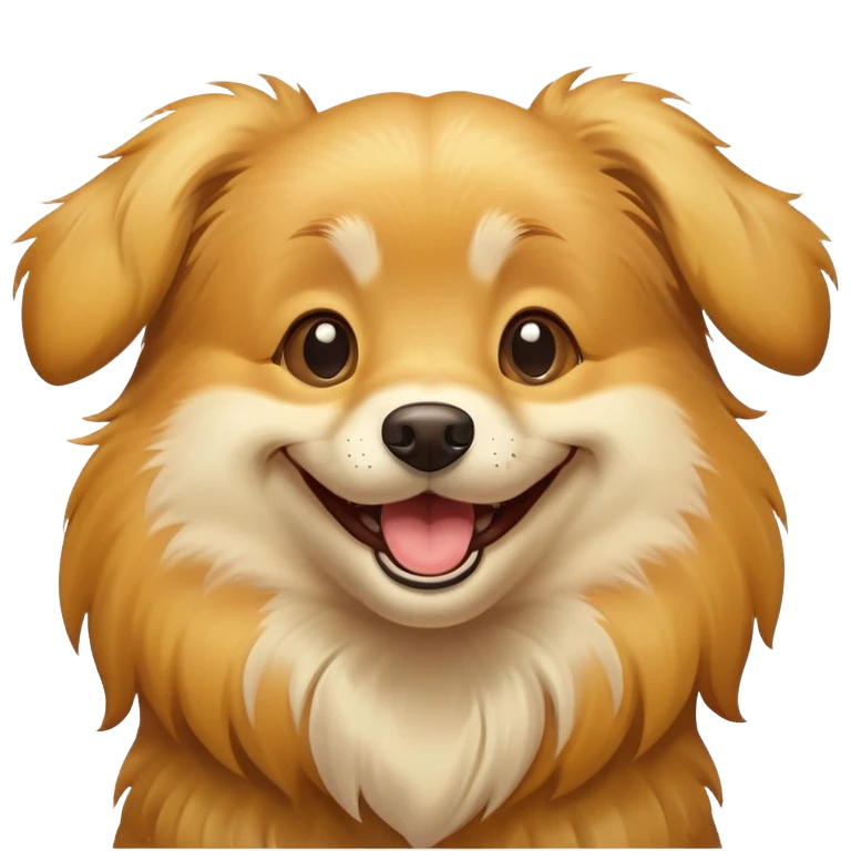 Happy dog emoji