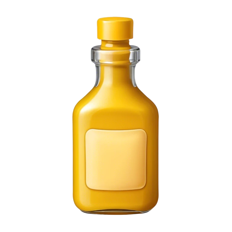Mustard bottle emoji