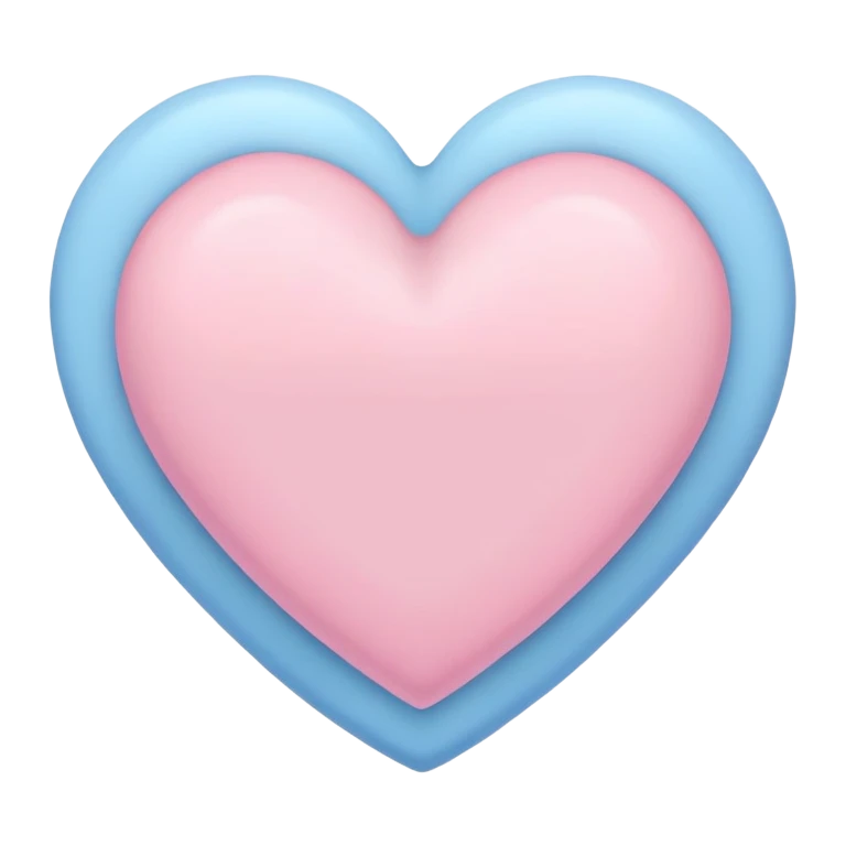 pastel heart emoji