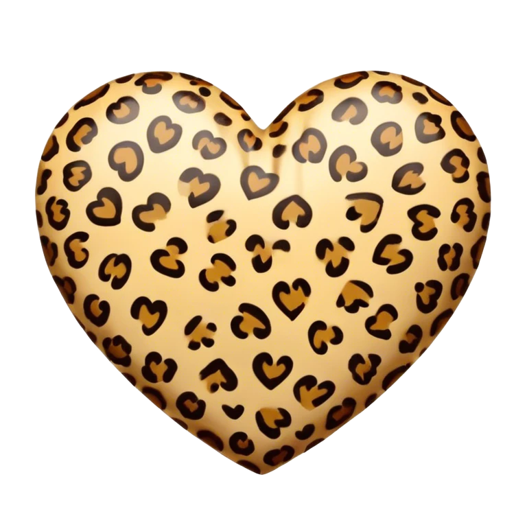 cuore leopardato  emoji