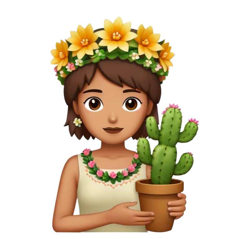 🌵🌸 emoji