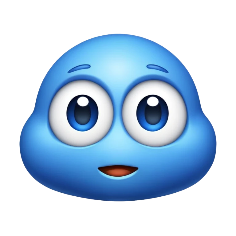Ortodox bibble blue emoji