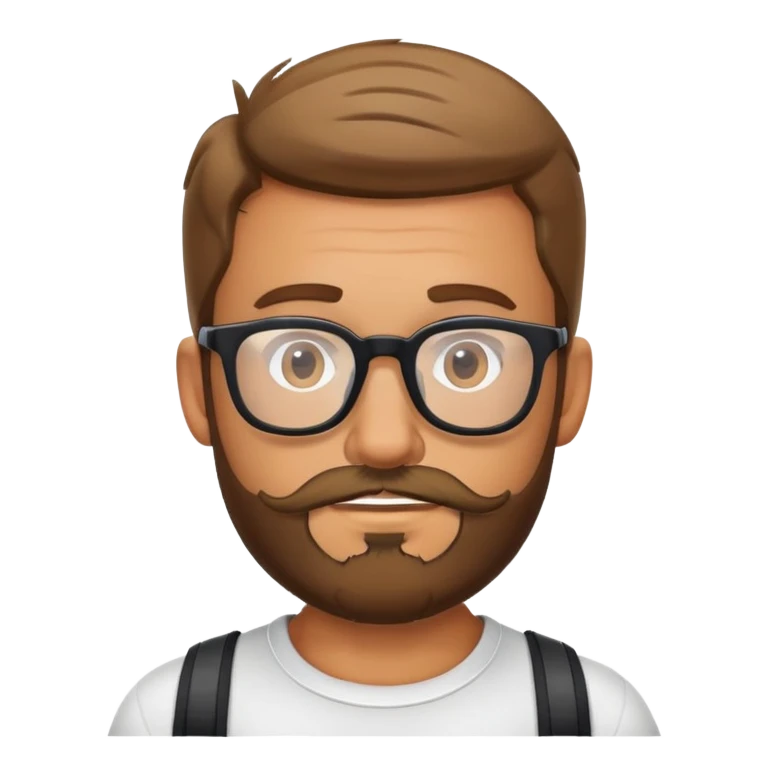 adventure guy with glasses and small beard emoji