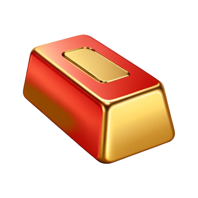 red gold ingot emoji