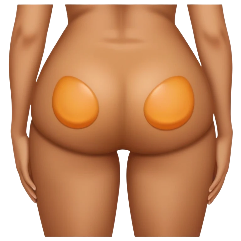 Big  butt emoji