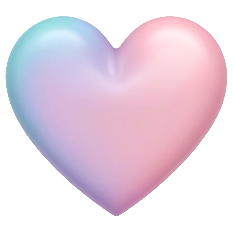 Pastel heart emoji