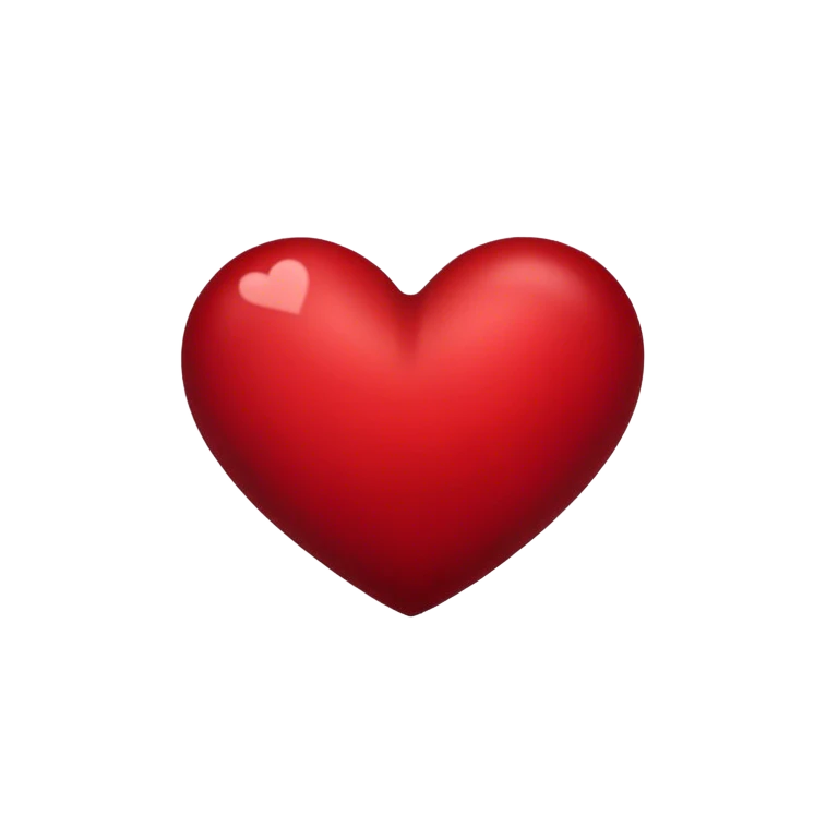 dark red heart emoji