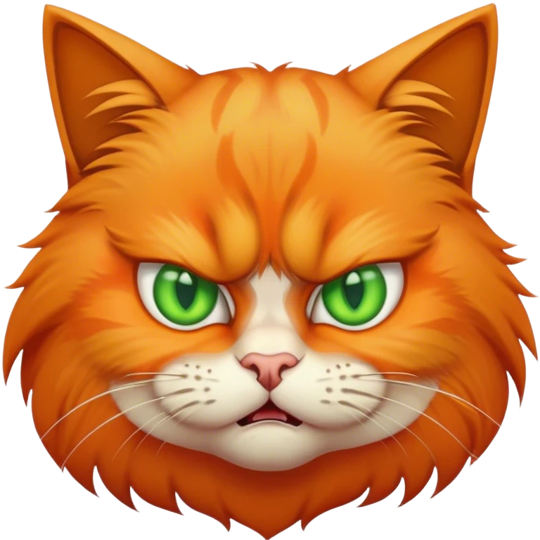 Angry cat emoji