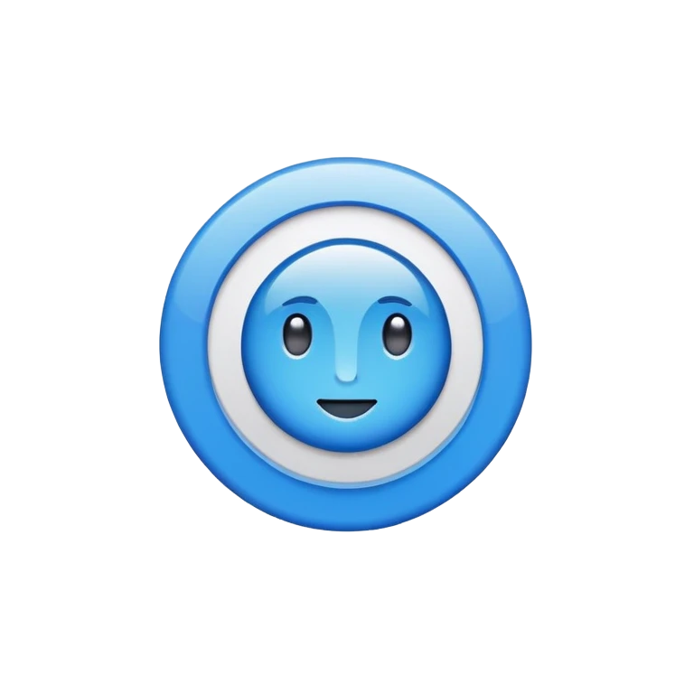 Blue tick emoji