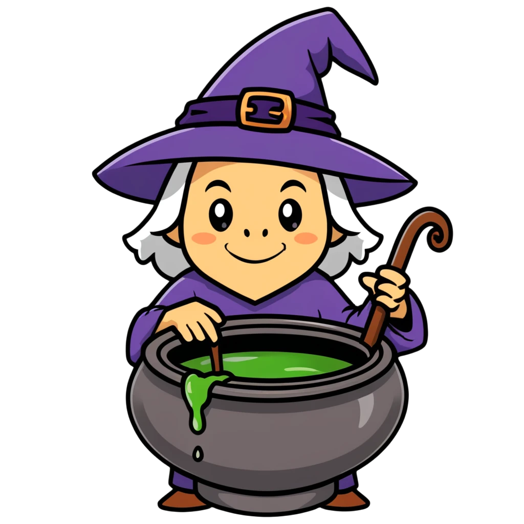 Old witch  emoji