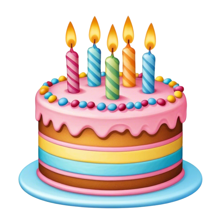 Birthday cake emoji