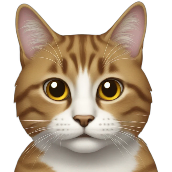 Cat with a beard emoji