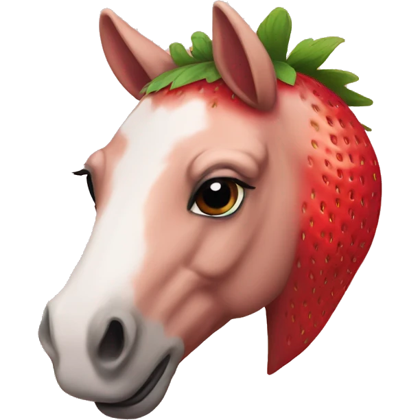 strawberry horse emoji