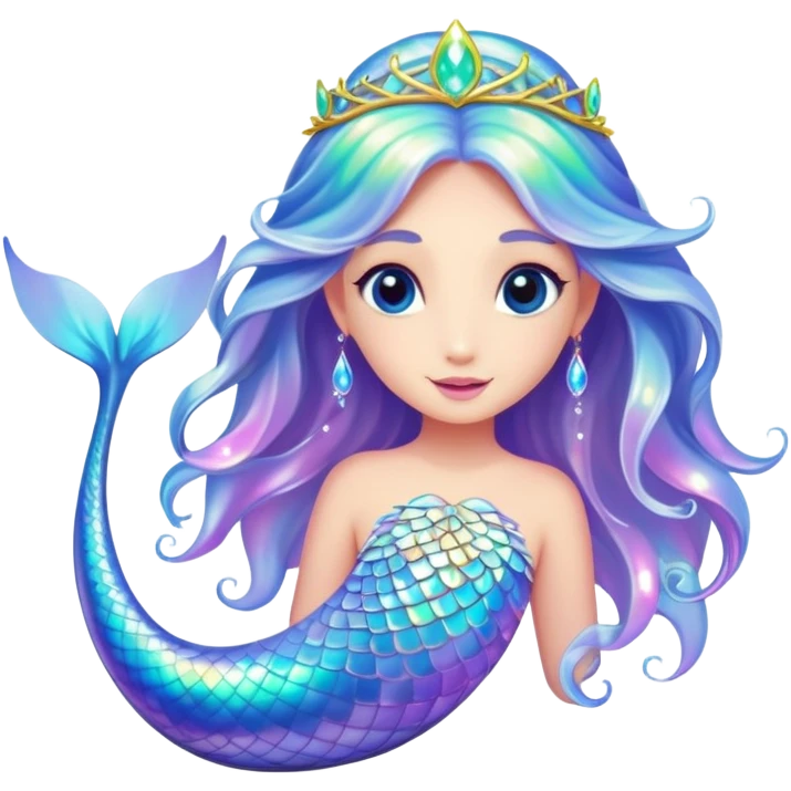 Fairy dolphin princess  emoji