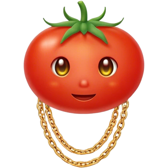 Tomato wearing jewelry  emoji