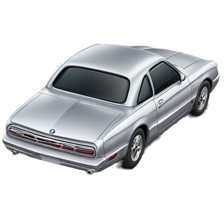 96 ford t-bird turbo coupe silver emoji