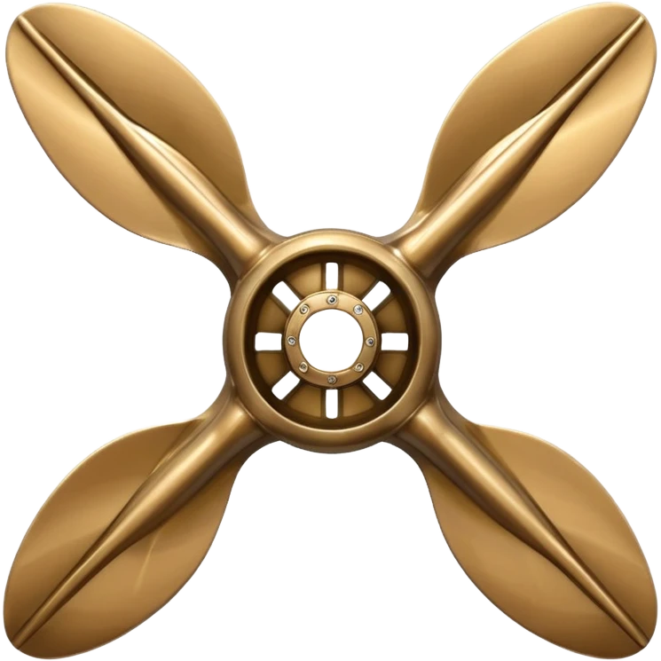 4 blade B-series  marine propeller emoji