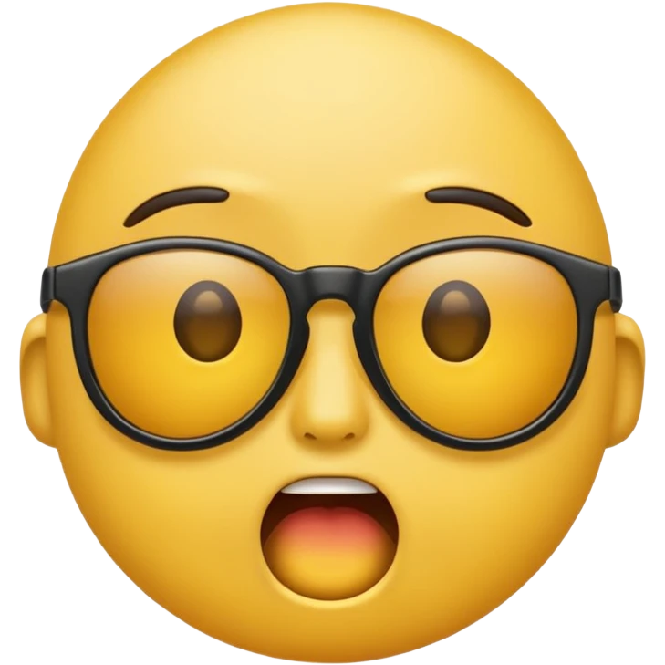 SHOCKED emoji with sunglasses emoji