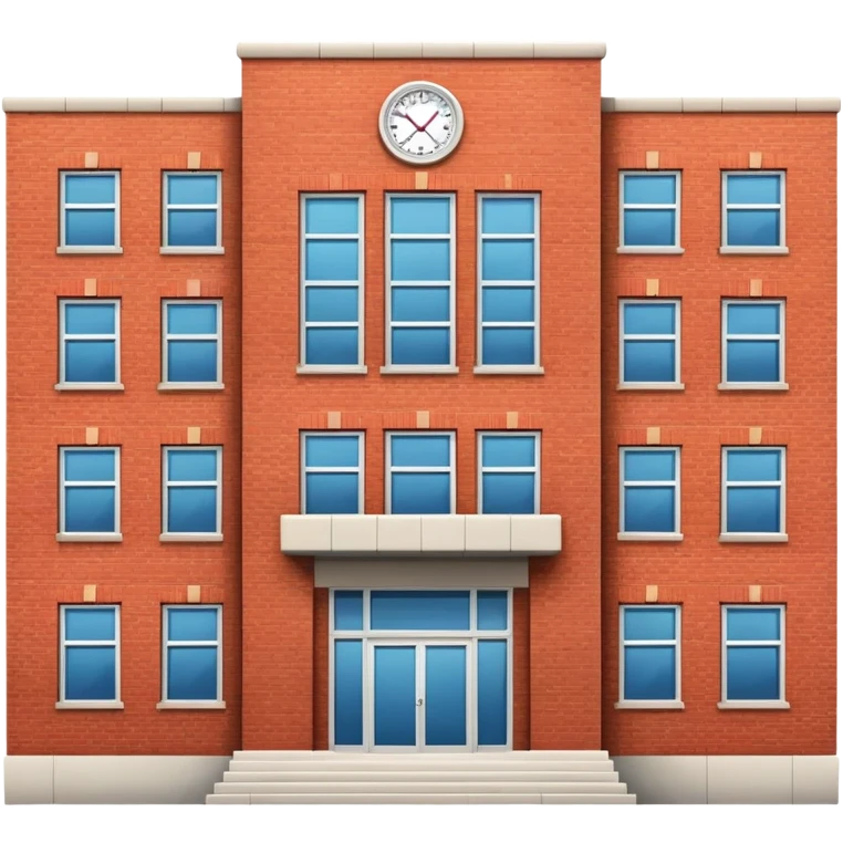 High School building emoji