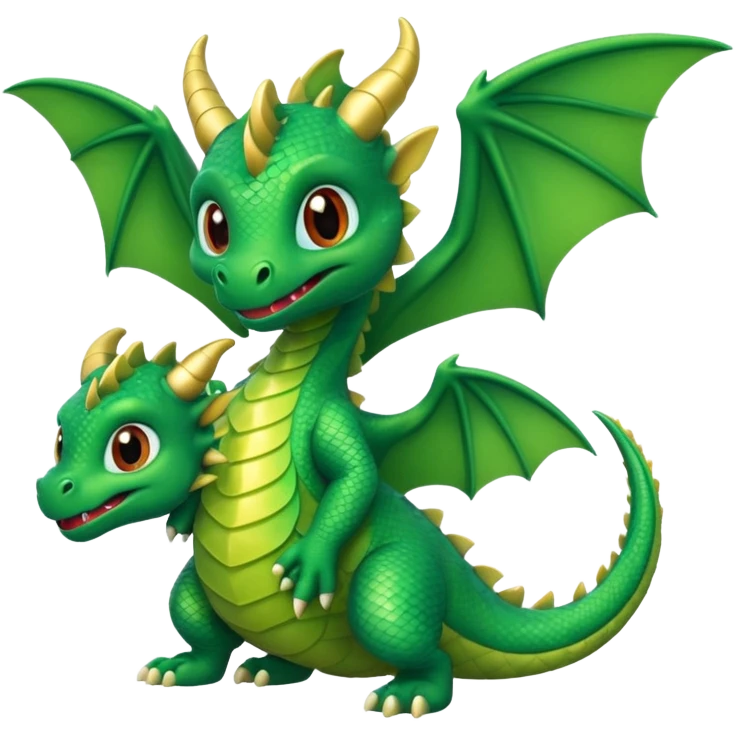 baby dragon is flying  emoji