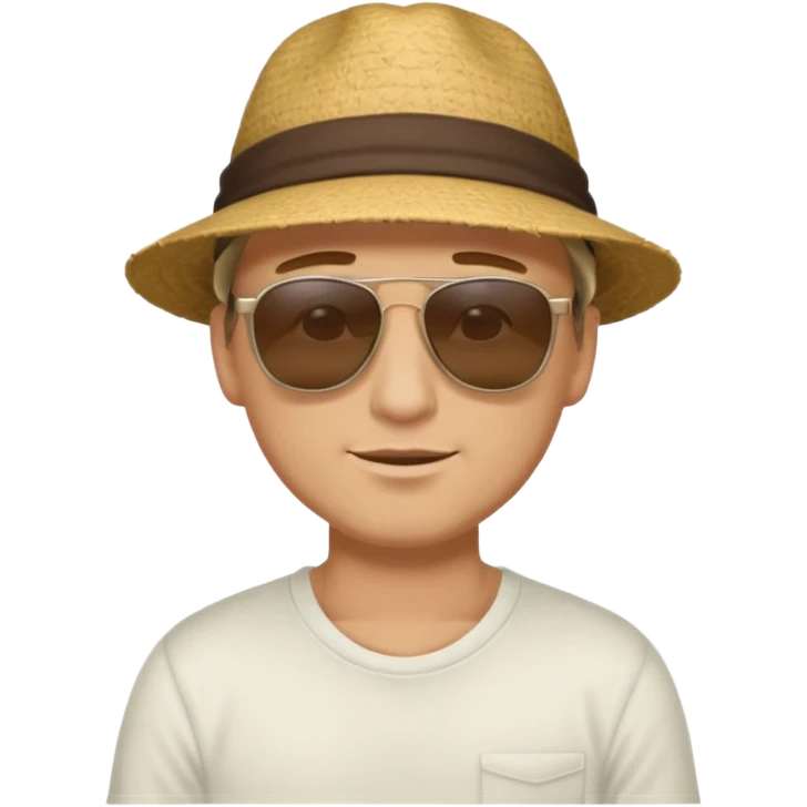 A white man whole body  emoji